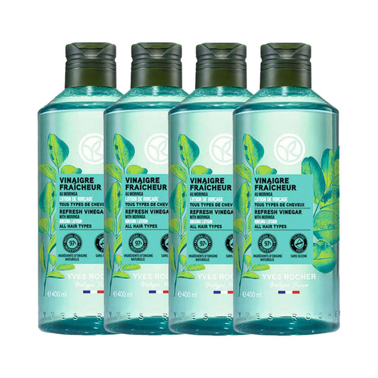 【400mL×4本セット】リンシングビネガー〈ピュアリフレッシュ〉うるツヤモリンガ
