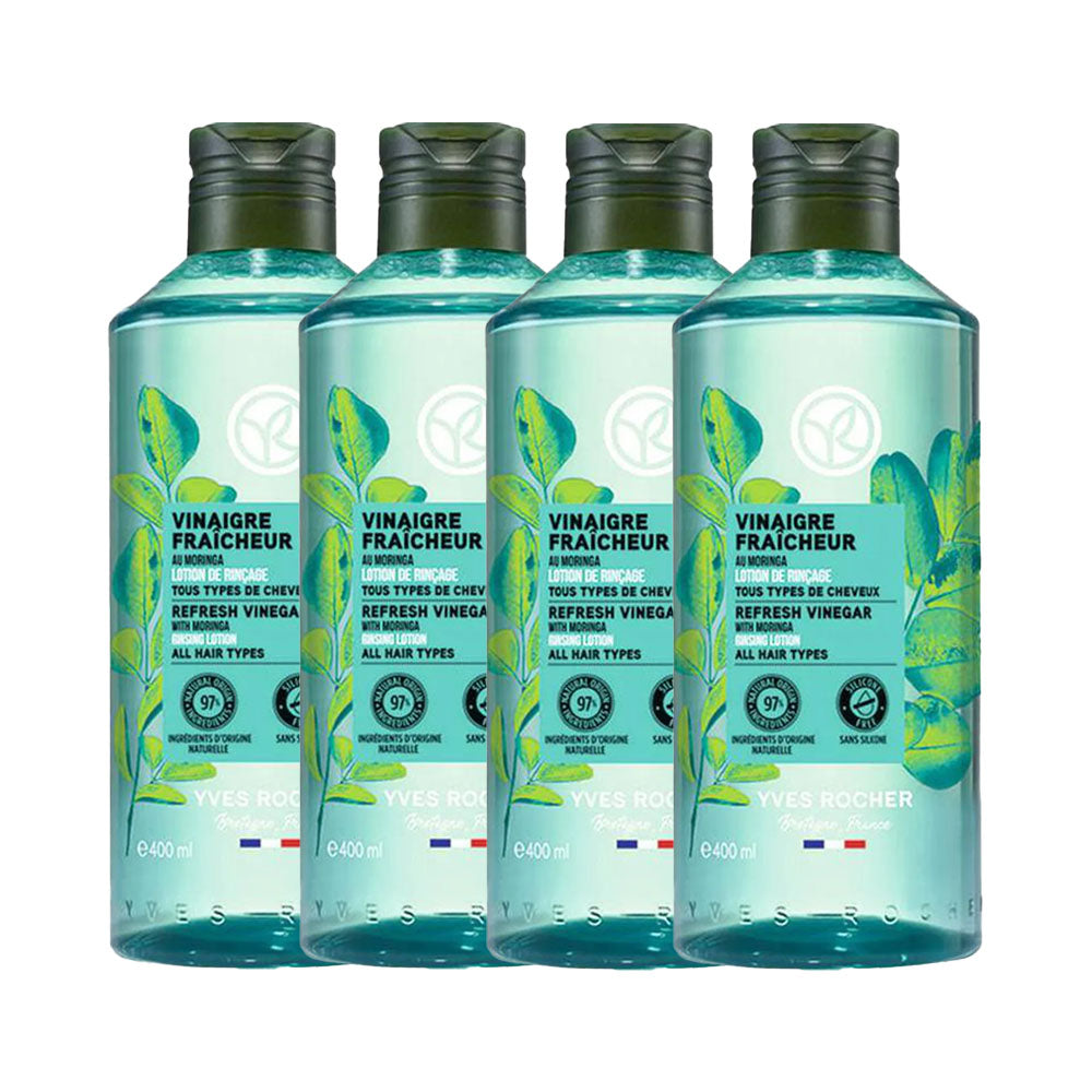 【400mL×4本セット】リンシングビネガー〈ピュアリフレッシュ〉うるツヤモリンガ