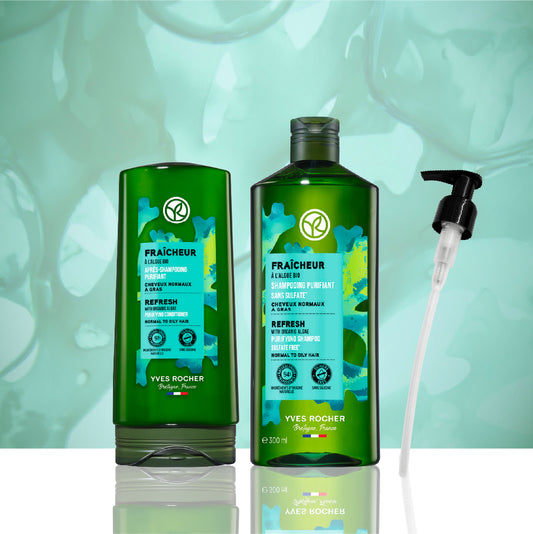 ヘルシースカルプシャンプー・コンディショナー ポンプ付きセット ピュアリフレッシュ