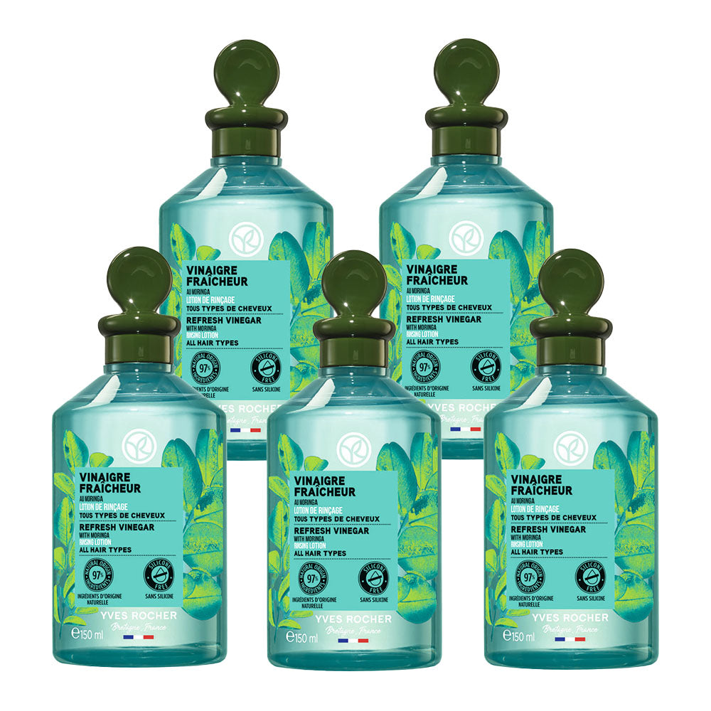 【150mL×5本セット】リンシングビネガー〈ピュアリフレッシュ〉うるツヤモリンガ