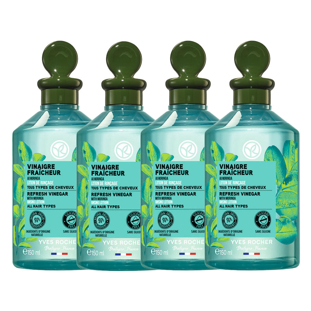 【150mL×4本セット】リンシングビネガー〈ピュアリフレッシュ〉うるツヤモリンガ