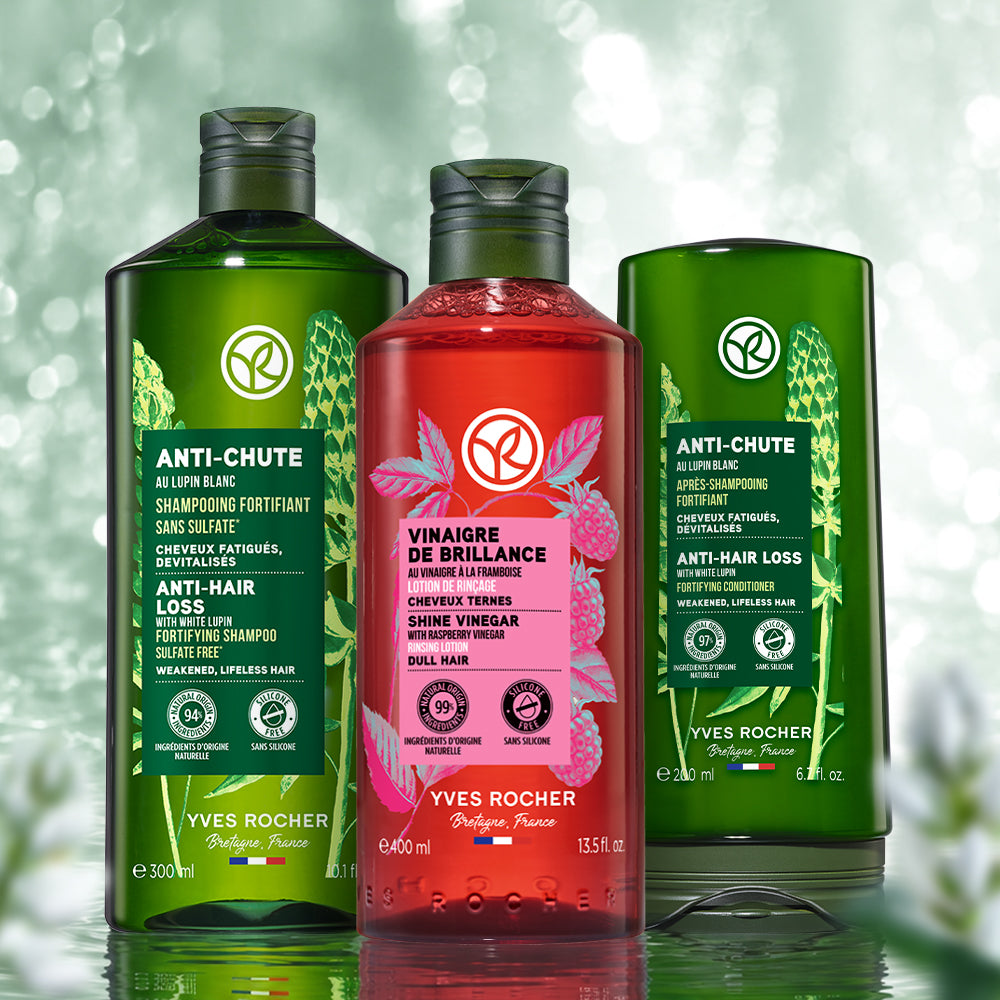 【3点セット】AHL シャンプー＆コンディショナー＋リンシングビネガー400mL〈シルキーシャイン〉