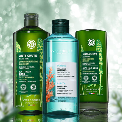 【3点セット】AHL シャンプー＆コンディショナー＋リンシングビネガー400mL〈ピュアリフレッシュ〉