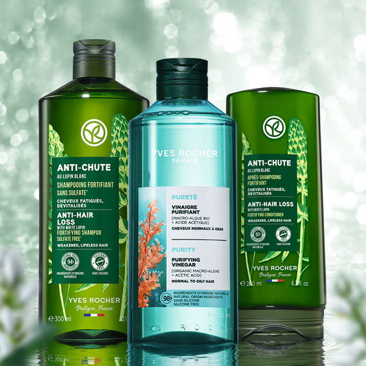 【3点セット】AHL シャンプー＆コンディショナー＋リンシングビネガー400mL〈ピュアリフレッシュ〉