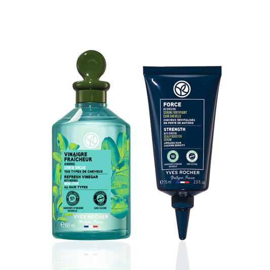 【BF限定キット】AHL スカルプケア美容液 ＆ リンシングビネガー ピュアリフレッシュ(うるツヤモリンガ)150mL
